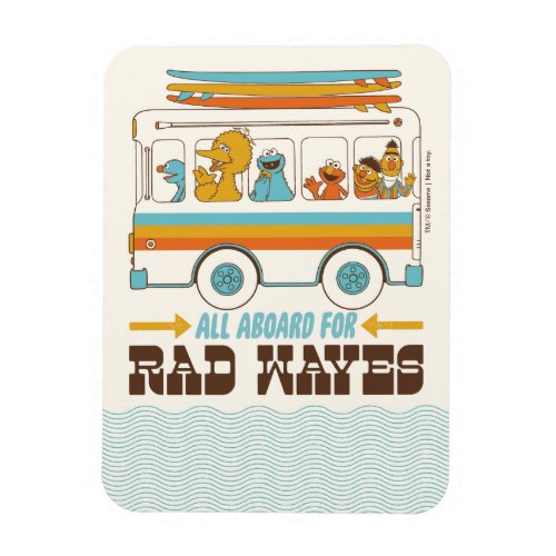 All Aboard for Rad Waves Magnet