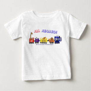 All Aboard The Fun Train! Baby T-Shirt