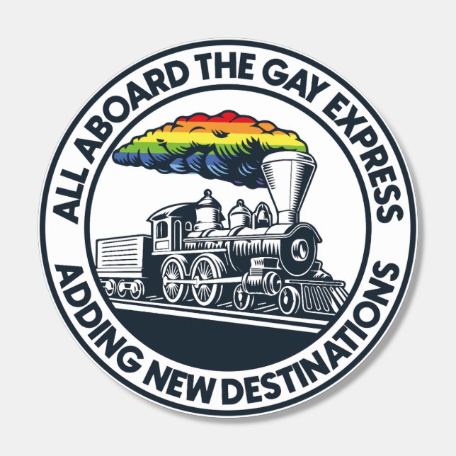 All Aboard the Gay Express Life Saver® Mints (Sticker)