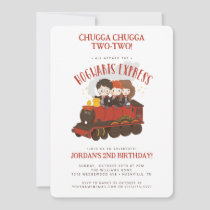 All Aboard the Hogwarts Express 2nd Birthday Invitation