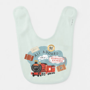 All Aboard the Hogwarts Express Baby Bib