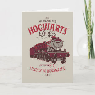 All Aboard The Hogwarts Express Card
