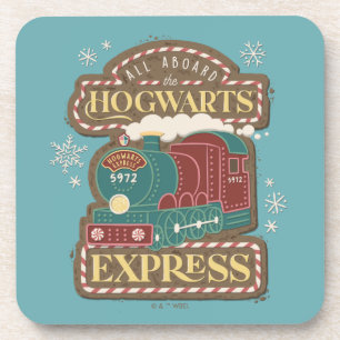 All Aboard the HOGWARTS™ Express Christmas Cookie Beverage Coaster