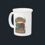 All Aboard the HOGWARTS™ Express Christmas Cookie Beverage Pitcher<br><div class="desc">The iconic HOGWARTS™ Express train now in adorable Christmas cookie form! Grab this graphic on a fun holiday sweatshirt or send holiday greetings on a card! Shop this design on more custom Zazzle products for the perfect gift.</div>