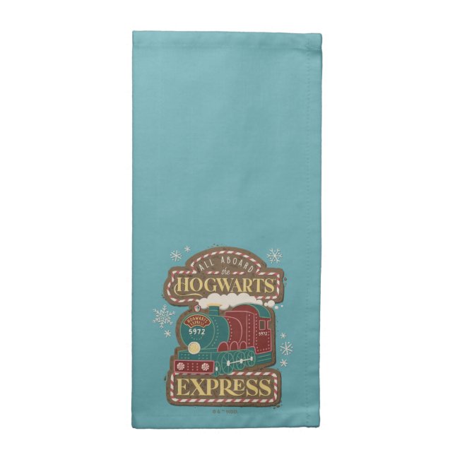 All Aboard the HOGWARTS™ Express Christmas Cookie Cloth Napkin (Half Fold)