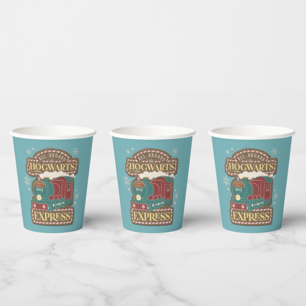 Disover All Aboard the HOGWARTS Express Christmas Cookie Paper Cups