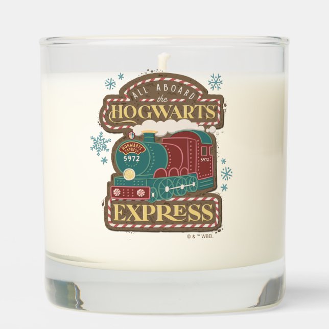 All Aboard the HOGWARTS™ Express Christmas Cookie Scented Candle (Front)