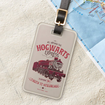 All Aboard The Hogwarts Express Luggage Tag by harrypotter at Zazzle