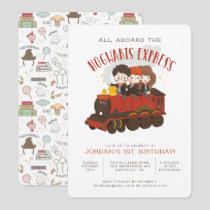 All Aboard the Hogwarts Express Magical Birthday Invitation