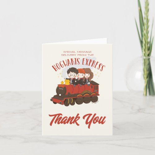 All Aboard the Hogwarts Express Magical Thank You Card
