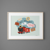 All Aboard the Hogwarts Express Poster