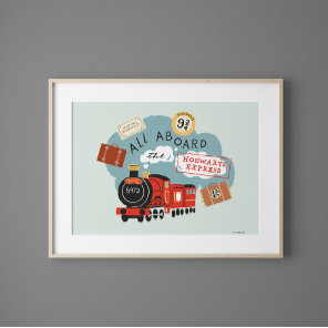 All Aboard the Hogwarts Express Poster