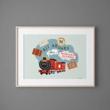 All Aboard The Hogwarts Express Poster by harrypotter at Zazzle