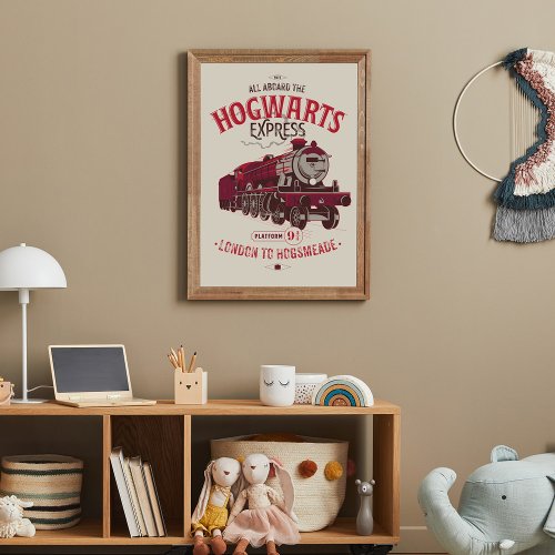 All Aboard The Hogwarts Express Poster