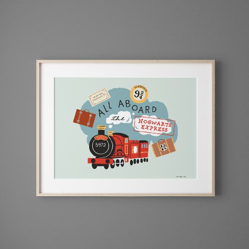 All Aboard the Hogwarts Express Poster