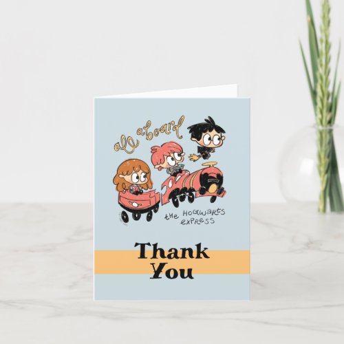 All Aboard the Hogwarts Express Thank You Card
