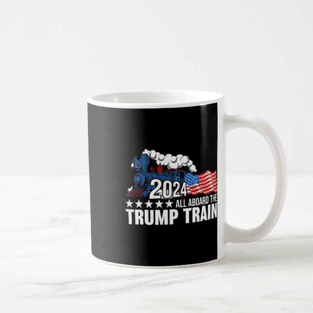 All Aboard The Trump Train  Coffee Mug (Right)
