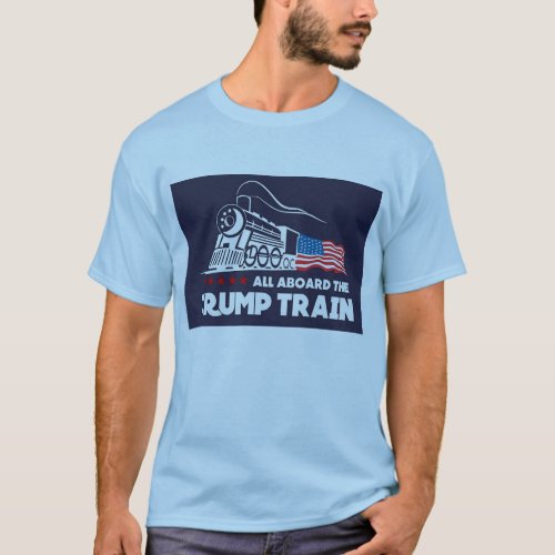 All Aboard the Trump Train T_Shirt