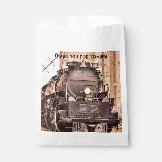 All Aboard Train Favor Bags (Front)