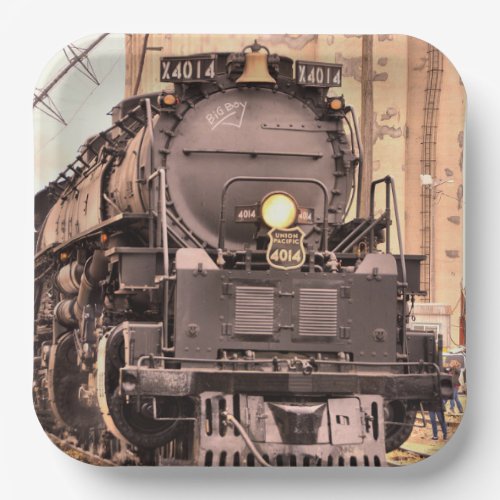 All Aboard Train Paper Plates