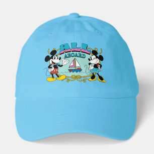 All Aboard Vintage Mickey & Minnie Sailor Graphic Hat