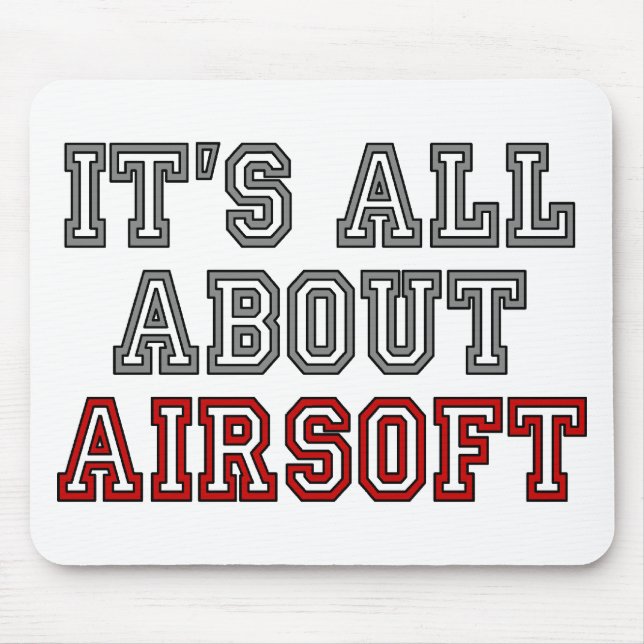 All about AIRSOFT Mousepad (Front)