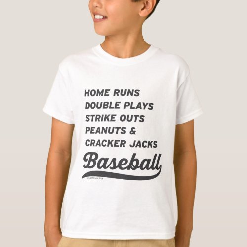 All About Baseball Lineup _ GraphicLoveShop T_Shirt