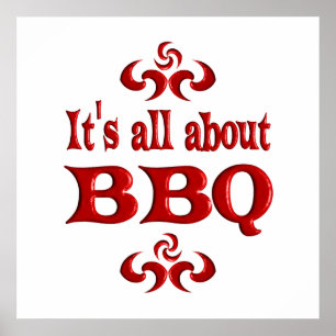ALL ABOUT BBQ POSTER