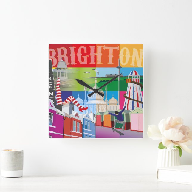 All About Brighton Wall Clock (Home)