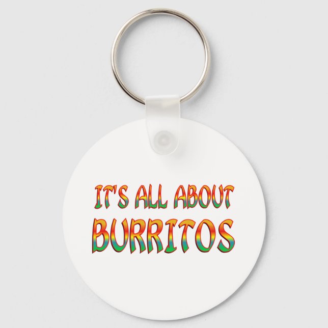 All About Burritos Keychain (Front)
