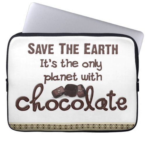 All About Chocolate Laptop Sleeve