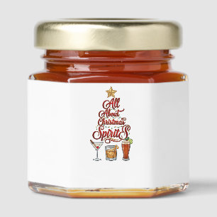 All About Christmas Spirits Cocktails Whiskey Star Honey Jar Favors