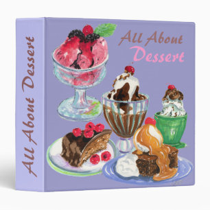 All About Dessert - binder