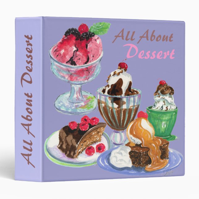 All About Dessert - binder (Front/Spine)