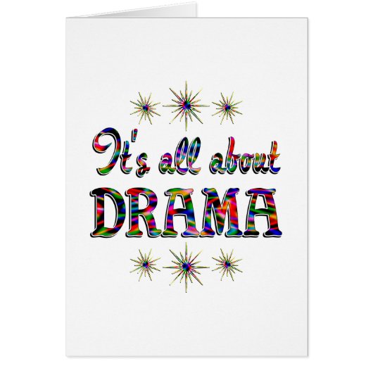 ALL ABOUT DRAMA CARDS (Front)