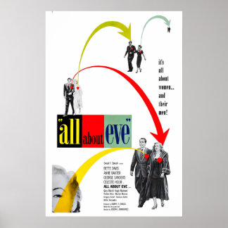 All About Eve 1950 Movie POSTER PRINT A5-A1 Cult