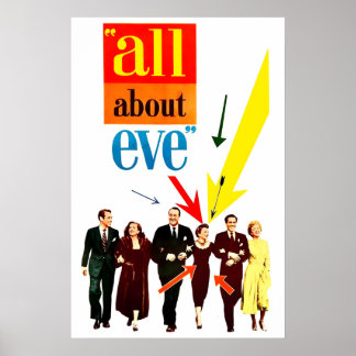 All About Eve 1950 Movie POSTER PRINT A5-A1 Cult