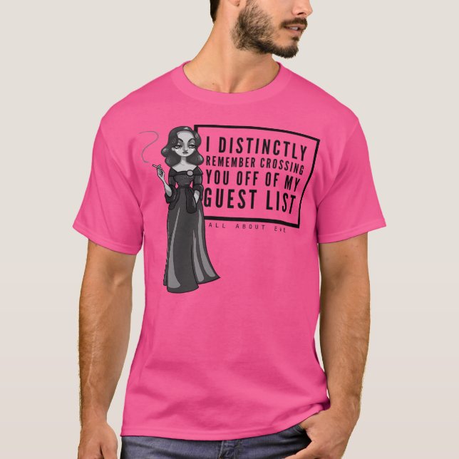 All About Eve - Guest List T-Shirt (Front)