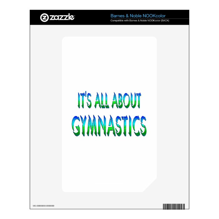 All About Gymnastics Skin For The NOOK Color