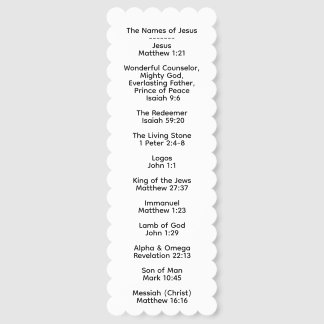All about Jesus Bookmarks