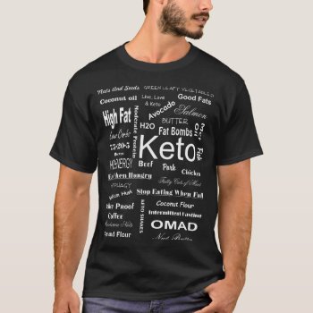 All About Keto T-shirt by iambandc_art at Zazzle