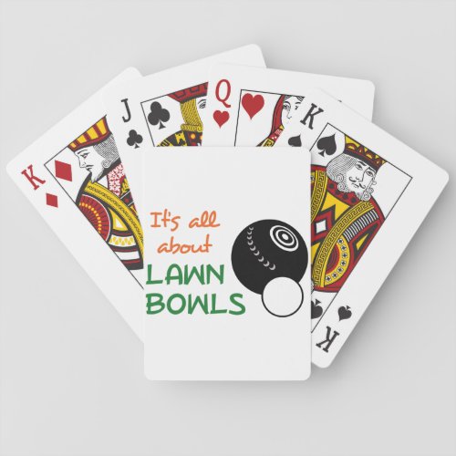 All About Lawn Bowls Poker Cards