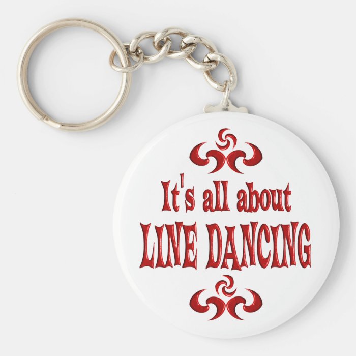 ALL ABOUT LINE DANCING KEYCHAIN