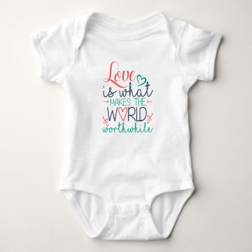 All About Love Baby Bodysuit