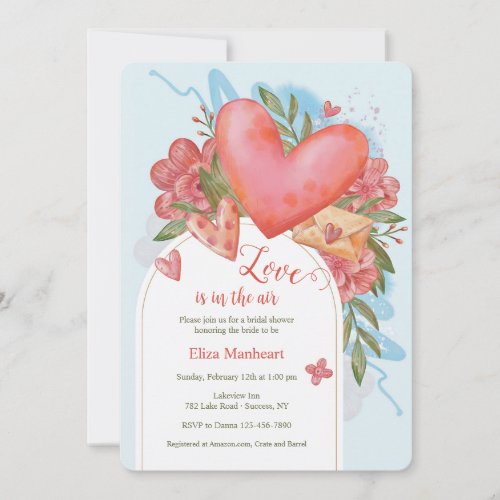 All About Love Bridal Shower Invitation