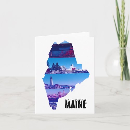 All About Maine  Note Card