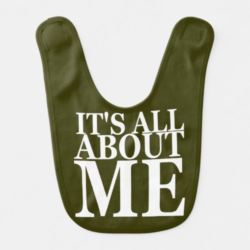 All About Me Baby Bib