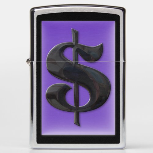 All about Money Dollar Sign Zippo Lighter