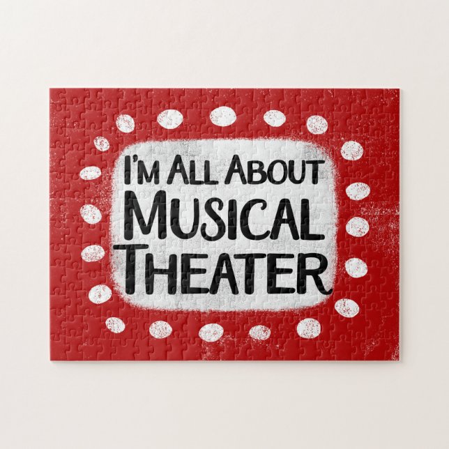 All About Musical Theater Jigsaw Puzzle (Horizontal)