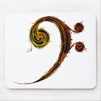 All About That Bass - Bass Clef Mousepad